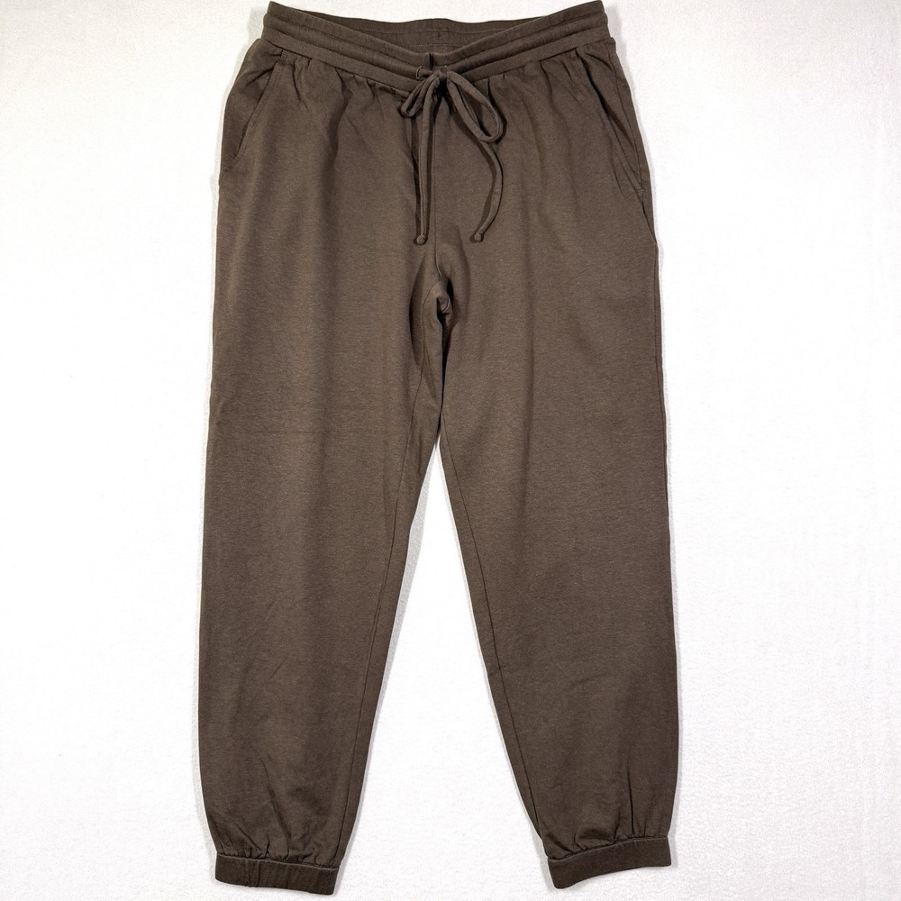 Eileen Fisher Pants Womens Medium Cozy Brushed Terry Hug Jogger Pant Organic